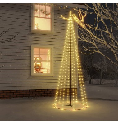 Kalėdų eglutė, 100x300cm, kūgio formos, 310 šiltų baltų LED - Kalėdinis apšvietimas - 1