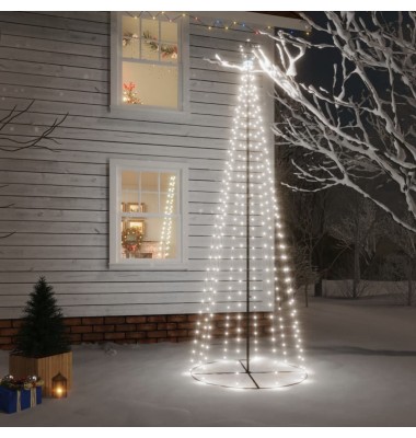 Kalėdų eglutė, 100x300cm, kūgio formos, 310 šaltų baltų LED - Kalėdinis apšvietimas - 1