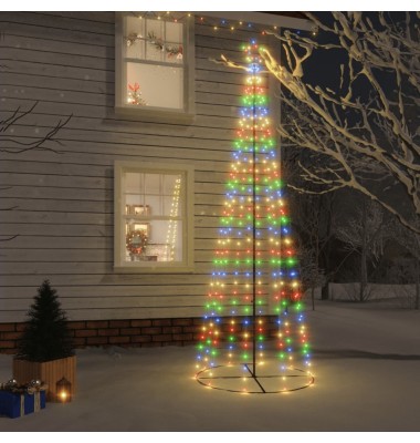 Kalėdų eglutė, 100x300cm, kūgio formos, 310 spalvotų LED - Kalėdinis apšvietimas - 1