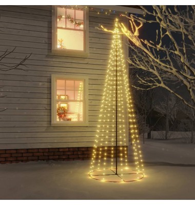 Kalėdų eglutė, 160x500cm, kūgio formos, 732 šiltos baltos LED - Kalėdinis apšvietimas - 1