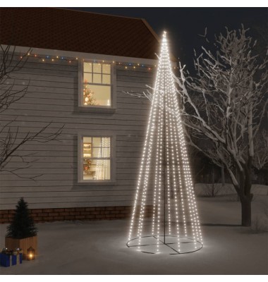 Kalėdų eglutė, 160x500cm, kūgio formos, 732 šaltos baltos LED - Kalėdinis apšvietimas - 1