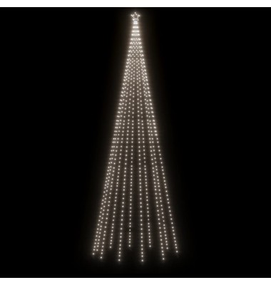 Kalėdų eglutė, 160x500cm, kūgio formos, 732 šaltos baltos LED - Kalėdinis apšvietimas - 3
