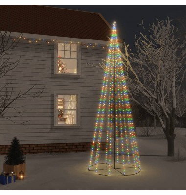 Kalėdų eglutė, 160x500cm, kūgio formos, 732 spalvotos LED - Kalėdinis apšvietimas - 1