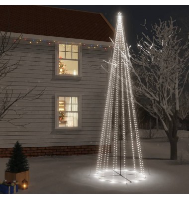Kalėdų eglutė, 230x800cm, kūgio formos, 1134 šaltos baltos LED - Kalėdinis apšvietimas - 1