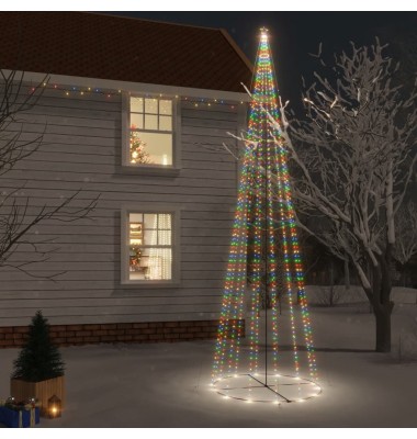 Kalėdų eglutė, 230x800cm, kūgio formos, 1134 įvairių spalvų LED - Kalėdinis apšvietimas - 1