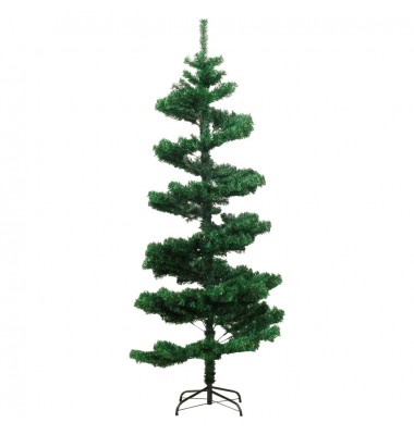  Kalėdų eglutė su stovu/LED, žalia, 180cm, PVC, spiralės formos - Kalėdinės eglutės - 4