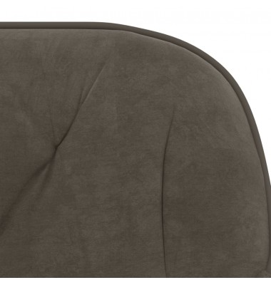  Valgomojo kėdės, 2vnt., tamsiai pilkos spalvos, aksomas - Valgomojo Kėdės - 7