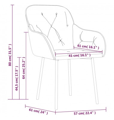  Valgomojo kėdės, 2vnt., tamsiai pilkos spalvos, aksomas - Valgomojo Kėdės - 9