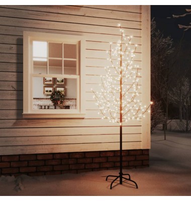 LED medis su vyšnių žiedais, 220cm, 220 šiltų baltų LED - Kalėdinis apšvietimas - 1