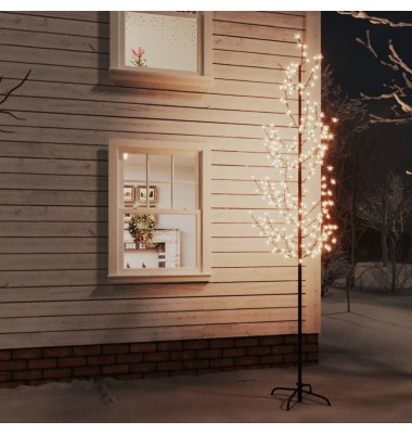 LED medis su vyšnių žiedais, 300cm, 368 šiltos baltos LED - Kalėdinis apšvietimas - 1
