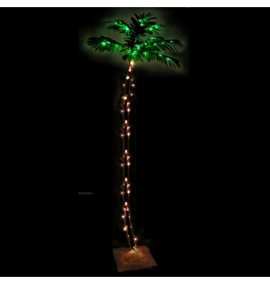 Palmė su 252 šiltomis baltomis LED lemputėmis, 400cm - Kalėdinės dekoracijos - 3