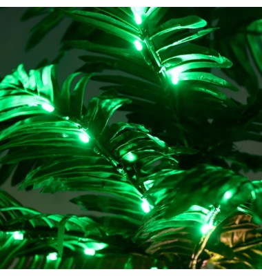 Palmė su 252 šiltomis baltomis LED lemputėmis, 400cm - Kalėdinės dekoracijos - 4