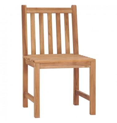  Sodo kėdės su pagalvėlėmis, 4vnt., tikmedžio medienos masyvas - Lauko kėdės - 3