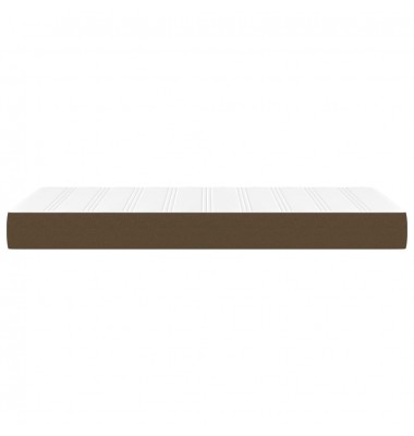  Spyruoklinis čiužinys, tamsiai rudas, 90x200x20 cm, audinys - Čiužiniai - 4