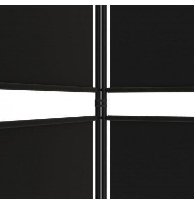  Kambario pertvara, 6 dalių, juodos spalvos, 300x200cm, audinys - Kambario pertvaros - 7