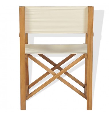  Sulankstoma režisieriaus kėdė, tikmedžio mediena - Lauko kėdės - 2