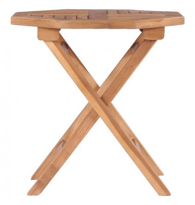  Sulankstomas sodo stalas, 45x45x45cm, tikmedžio masyvas - Lauko stalai, staliukai - 2
