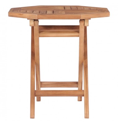  Sulankstomas sodo stalas, 45x45x45cm, tikmedžio masyvas - Lauko stalai, staliukai - 3