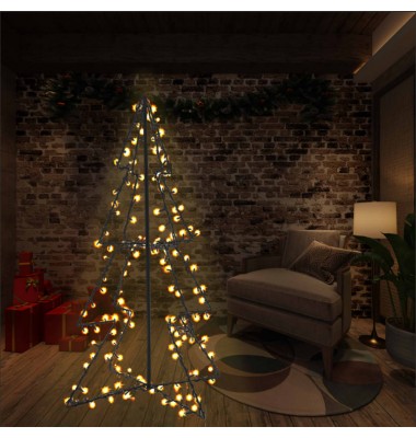 Kalėdinė eglutė, 78x120 cm, kūgio formos, 160 LED lempučių - Kalėdinis apšvietimas - 1