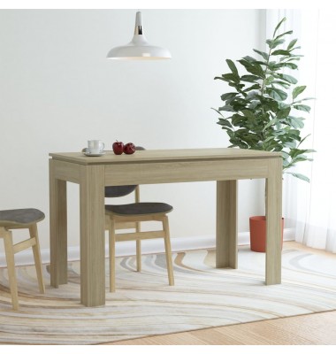  Valgomojo stalas, sonoma ąžuolo spalvos, 120x60x76cm, MDP - Stalai - 1