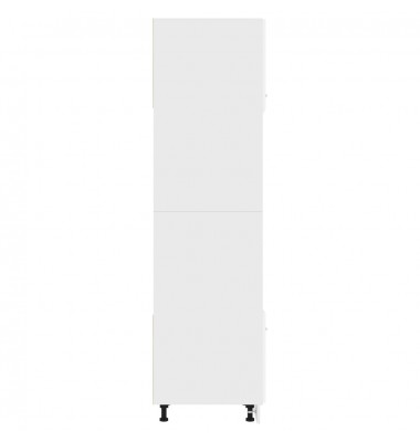  Spintelė mikrobangų krosnelei, balta, 60x57x207cm, MDP, blizgi - Virtuvės spintelės - 7