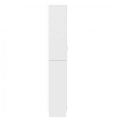  Vitrininė spintelė, baltos spalvos, 82,5x30,5x185,5cm, MDP - Pastatomos lentynos, spintelės - 7
