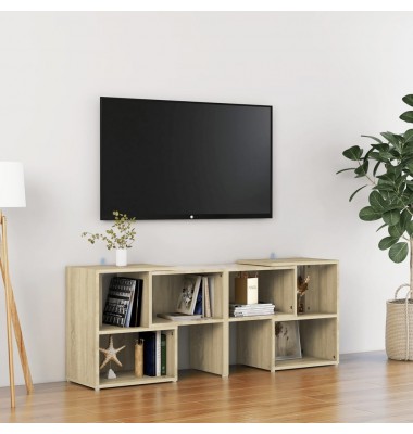  Televizoriaus spintelė, sonoma ąžuolo spalvos, 104x30x52cm, MDP - TV spintelės - 1