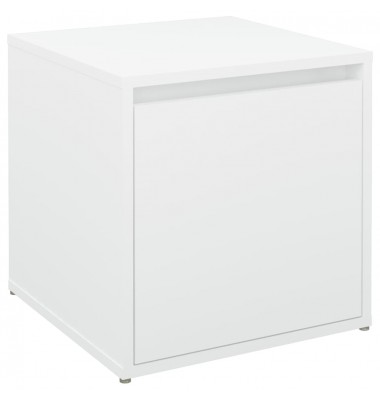  Dėžė-stalčius, baltos spalvos, 40,5x40x40cm, apdirbta mediena - Daiktadėžės - 2