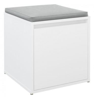  Dėžė-stalčius, baltos spalvos, 40,5x40x40cm, apdirbta mediena - Daiktadėžės - 4