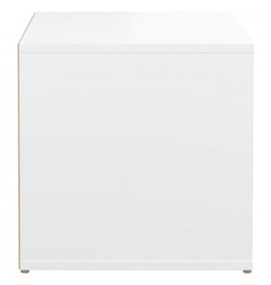  Dėžė-stalčius, baltos spalvos, 40,5x40x40cm, apdirbta mediena - Daiktadėžės - 8