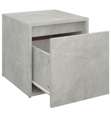  Dėžė-stalčius, betono pilka, 40,5x40x40cm, apdirbta mediena - Daiktadėžės - 6