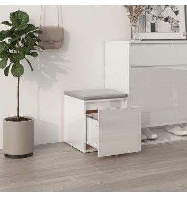  Dėžė-stalčius, balta, 40,5x40x40cm, apdirbta mediena, blizgi - Daiktadėžės - 3