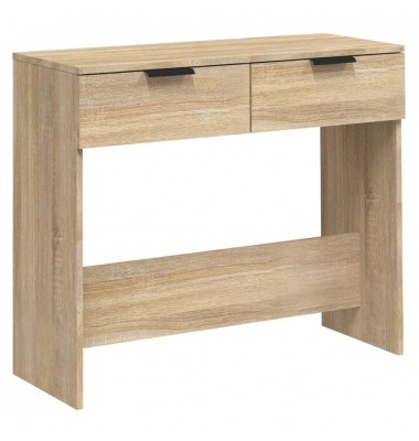  Konsolinis staliukas, ąžuolo, 90x36x75cm, apdirbta mediena - Žurnaliniai staliukai - 2