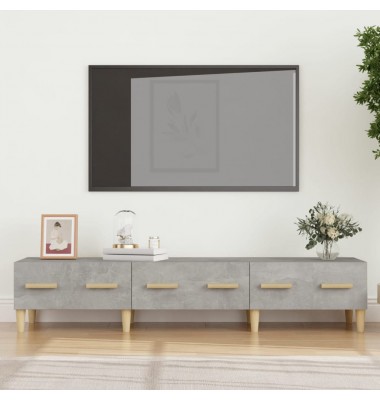  Televizoriaus spintelė, betono pilka, 150x34,5x30cm, mediena - TV spintelės - 1