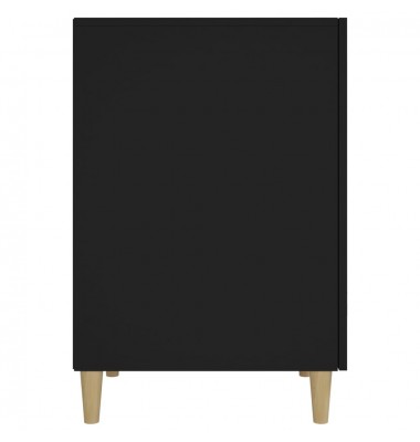  Rašomasis stalas, juodos spalvos, 140x50x75cm, apdirbta mediena - Rašomieji stalai - 8