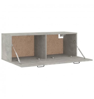  Sieninė spintelė, betono pilka, 100x36,5x35cm, apdirbta mediena - Biuro spintos, spintelės - 7