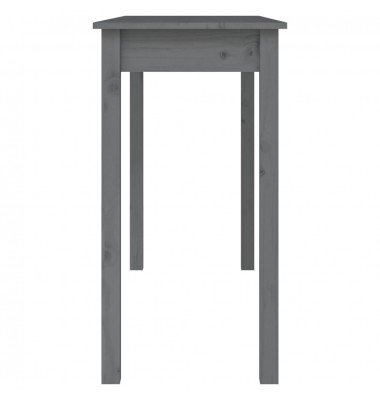  Konsolinis staliukas, pilkas, 110x40x75cm, pušies masyvas - Žurnaliniai staliukai - 6