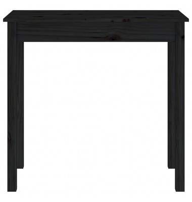  Konsolinis staliukas, juodas, 80x40x75cm, pušies masyvas - Žurnaliniai staliukai - 5