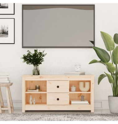  Televizoriaus spintelė, 103x36,5x52cm, pušies medienos masyvas - TV spintelės - 1