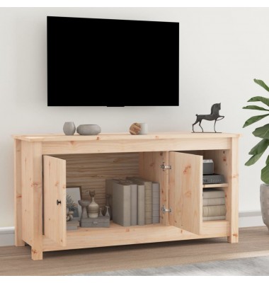  Televizoriaus spintelė, 103x36,5x52cm, pušies medienos masyvas - TV spintelės - 6
