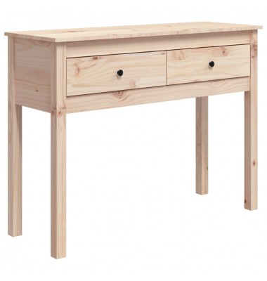  Konsolinis staliukas, 100x35x75cm, pušies medienos masyvas - Žurnaliniai staliukai - 2