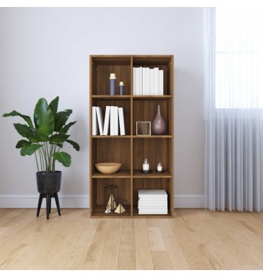  Knygų/šoninė spintelė, ruda ąžuolo, 66x30x130cm, mediena - Pastatomos lentynos, spintelės - 1
