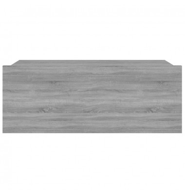  Pakabinamas naktinis staliukas, pilkas, 40x30x15cm, mediena - Naktinės spintelės - 6