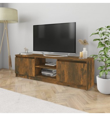  Televizoriaus spintelė, dūminio ąžuolo, 120x30x35,5cm, mediena - TV spintelės - 1