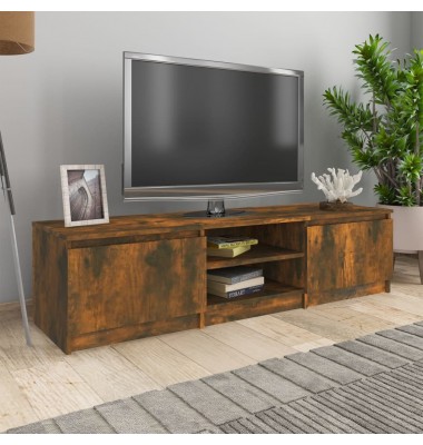  Televizoriaus spintelė, dūminio ąžuolo, 140x40x35,5cm, mediena - TV spintelės - 1