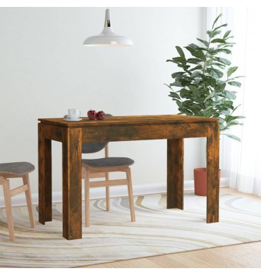  Valgomojo stalas, dūminio ąžuolo, 120x60x76cm, mediena - Stalai - 1
