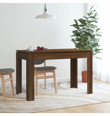  Valgomojo stalas, rudas ąžuolo, 120x60x76cm, mediena - Stalai - 1