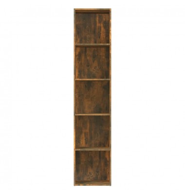  Spintelė knygoms, dūminio ąžuolo, 40x30x189cm, apdirbta mediena - Pastatomos lentynos, spintelės - 3