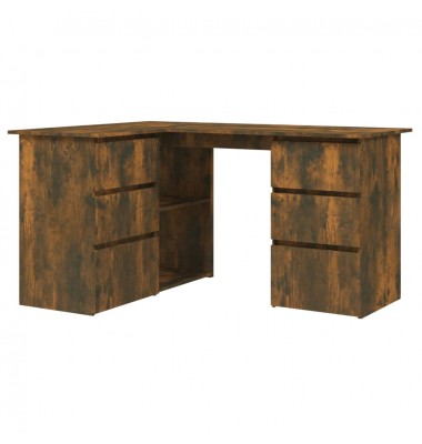  Kampinis rašomasis stalas, ąžuolo, 145x100x76cm, mediena - Rašomieji stalai - 2