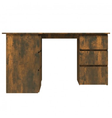  Kampinis rašomasis stalas, ąžuolo, 145x100x76cm, mediena - Rašomieji stalai - 6